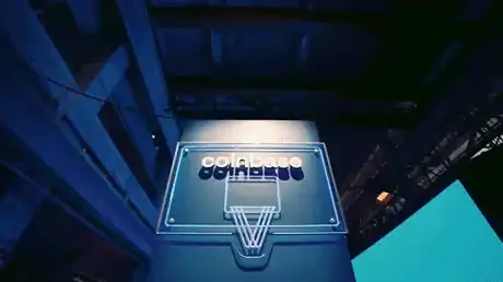 Coinbase and Boardroom activation at NBA All-Star Weekend